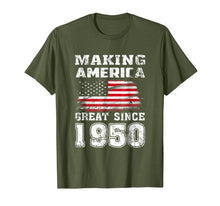 Load image into Gallery viewer, Funny shirts V-neck Tank top Hoodie sweatshirt usa uk au ca gifts for Making America Great Since 1950 69th Birthday Gifts T-Shirt 1393878