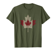 Load image into Gallery viewer, Funny shirts V-neck Tank top Hoodie sweatshirt usa uk au ca gifts for Vintage Canada Flag Shirt Maple Leaf Canadian Pride T-Shirt 750382
