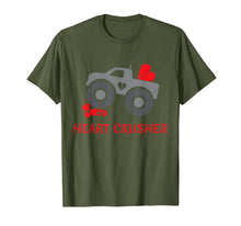 Load image into Gallery viewer, Heart Crusher shirt, Boy Valentines Day T Shirt, Truck Tee-902163