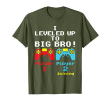 Load image into Gallery viewer, Leveled Up to Big Brother Pregnancy Announcement TShirt488106