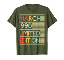Load image into Gallery viewer, 30 Years Old Shirt 30th Birthday Gifts Women Men March 1990 T-Shirt-73700