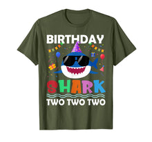 Load image into Gallery viewer, 2nd Birthday Boy Shark Matching Party Gifts for Kids Shirt-252879