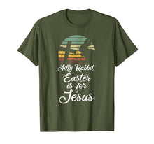 Load image into Gallery viewer, Silly Rabbit Easter is for Jesus Christian Religious Gifts TShirt694105