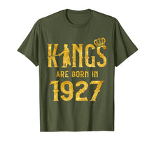 Load image into Gallery viewer, Kings Are Born In 1927 93rd Birthday Gift 93 Year Old T-Shirt-5641649