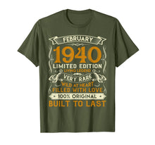 Load image into Gallery viewer, February 1940 Shirt 80 Years Old 80th Birthday Gifts T-Shirt-1285668