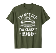 Load image into Gallery viewer, Mens I'm Not Old I'm A Classic 1960 Funny Car 60th Birthday Gifts T-Shirt-1179230