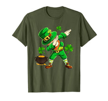 Load image into Gallery viewer, Funny Dabbing Leprechaun Saint Patrick's Day Shamrock Gifts TShirt291473