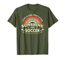 Load image into Gallery viewer, Soccer Shirt. Just A Girl Who Loves Sunshine And Soccer TShirt138368