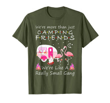 Load image into Gallery viewer, We're More Than Just Camping Friends Pink Flamingo TShirts-235779