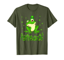 Load image into Gallery viewer, Funny Frog St Patricks Day Shirt Women Irish Frog T-Shirt-922046