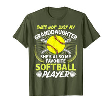 Load image into Gallery viewer, Funny My Granddaughter She's Also My Favorite Softball T-Shirt-185006