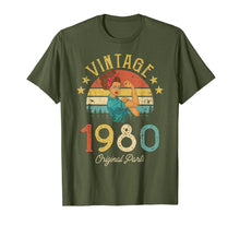 Load image into Gallery viewer, Vintage 1980 Made in 1980 40th birthday 40 years old Gift T-Shirt-104359