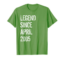 Load image into Gallery viewer, Funny shirts V-neck Tank top Hoodie sweatshirt usa uk au ca gifts for Born In April 2005 Birthday Gift T-Shirt 14 Year Old Gift 2752369