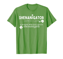 Load image into Gallery viewer, Funny shirts V-neck Tank top Hoodie sweatshirt usa uk au ca gifts for Shenanigator Irish Shirt St Patrick Day Shenanigans Gift 1811585