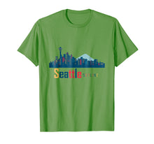 Load image into Gallery viewer, Funny shirts V-neck Tank top Hoodie sweatshirt usa uk au ca gifts for Seattle Washington Skyline T-Shirt Seattle Pike Place 827393