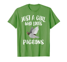 Load image into Gallery viewer, Funny shirts V-neck Tank top Hoodie sweatshirt usa uk au ca gifts for Just A Girl Who Loves Pigeons T-Shirt Birding Bird Owner 583443