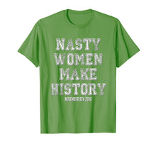 Load image into Gallery viewer, Funny shirts V-neck Tank top Hoodie sweatshirt usa uk au ca gifts for Nasty Women Make History Shirt Varsity Vintage Feminist 2016 1785686