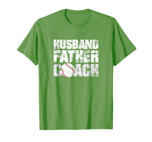 Load image into Gallery viewer, Husband Father Coach: Softball Baseball Dad Gift T-Shirt