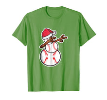 Load image into Gallery viewer, Funny shirts V-neck Tank top Hoodie sweatshirt usa uk au ca gifts for Dabbing Snowman Baseball T-Shirt Christmas Pajama Shirt 1847659