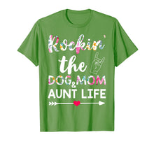 Load image into Gallery viewer, Funny shirts V-neck Tank top Hoodie sweatshirt usa uk au ca gifts for Rockin' The Dog Mom And Aunt Life - Dog Lovers T-Shirt Gifts 67016