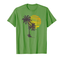 Load image into Gallery viewer, Sunset Beach Palm Tree TShirt Funny Summer Vacation Holiday T-Shirt