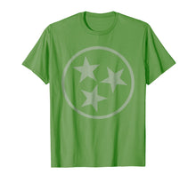 Load image into Gallery viewer, Tennessee Volunteer State Flag Tri-Star T-Shirt Men & Women