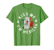 Load image into Gallery viewer, Funny shirts V-neck Tank top Hoodie sweatshirt usa uk au ca gifts for Kiss Me I'm Mexican T-Shirt St Patrick's Day Mexico Gift 3645635
