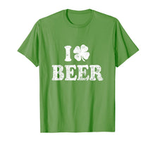 Load image into Gallery viewer, I Love Beer Shirt St Patricks Day Irish Shamrock TShirt403317