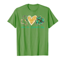 Load image into Gallery viewer, Stethoscope Love Shamrock Nurse St Patrick's Day Gifts TShirt126597