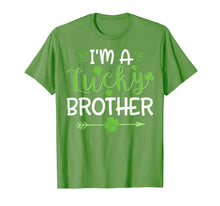 Load image into Gallery viewer, I'm A Lucky Brother Shirt St. Patrick's Day Irish Gifts TShirt972440
