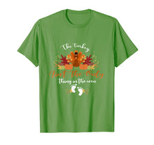 Load image into Gallery viewer, Pregnancy The turkey ain't the only thing in the oven gifts T-Shirt