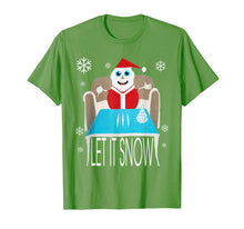 Load image into Gallery viewer, Cocaine Santa let it snow christmas sweater T-Shirt-177453
