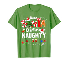 Load image into Gallery viewer, Funny Christmas Shirts Dear Santa Define Naughty Matching T-Shirt-1499553