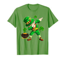 Load image into Gallery viewer, Funny Dabbing Leprechaun Saint Patrick's Day Shamrock Gifts TShirt291473