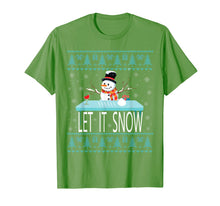 Load image into Gallery viewer, Cocaine Snowman let it snow funny christmas ugly sweater T-Shirt-1764388