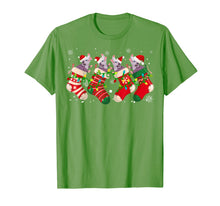 Load image into Gallery viewer, Opossum Possum In Christmas Sock Funny Marsupial Xmas Gifts T-Shirt-2088116