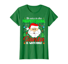 Load image into Gallery viewer, Funny shirts V-neck Tank top Hoodie sweatshirt usa uk au ca gifts for Be Nice To The Paraprofessional Santa Is Watching Xmas Gifts T-Shirt 1376719