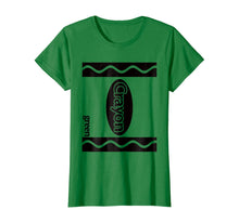 Load image into Gallery viewer, Green Crayon Box Halloween Costume Couple Group T-Shirt 7774