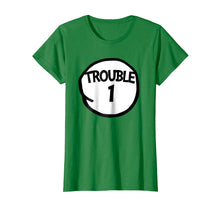 Load image into Gallery viewer, Trouble 1 T-Shirt Funny Trouble One Group T-Shirt