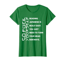 Load image into Gallery viewer, Funny shirts V-neck Tank top Hoodie sweatshirt usa uk au ca gifts for Reading Japanese is really easy shirt Student Quotes Fun 826660