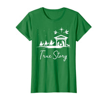 Load image into Gallery viewer, Funny shirts V-neck Tank top Hoodie sweatshirt usa uk au ca gifts for Christmas Nativity Shirt True Story Nativity Scene Gifts T-Shirt 934574