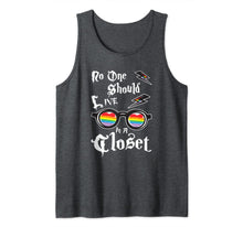 Load image into Gallery viewer, No One Should Live In A Closet LGBT Gay Pride Rainbow LGBTQ Tank Top 28759