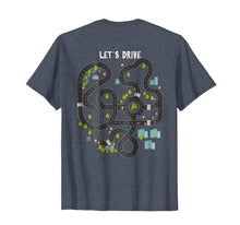 Load image into Gallery viewer, Play Cars on Daddys Back Gift T Shirt for Dad Massage Tee 68341