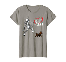 Load image into Gallery viewer, OZ Heart Quote Tin Man TShirt-Wizard of OZ T-Shirt
