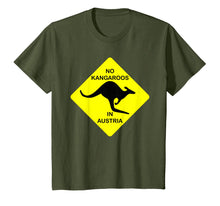 Load image into Gallery viewer, Funny shirts V-neck Tank top Hoodie sweatshirt usa uk au ca gifts for No Kangaroos In Austria Funny T-Shirt Yellow Sign Gift Tee 1048524