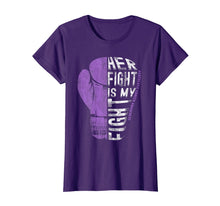 Load image into Gallery viewer, Funny shirts V-neck Tank top Hoodie sweatshirt usa uk au ca gifts for Pancreatic Cancer Awareness Shirt Her Fight Is My Fight 2755115