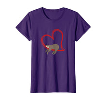 Load image into Gallery viewer, Valentines Sloth Shirt Girls Women Sloths Gifts for Women T-Shirt-672486