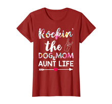 Load image into Gallery viewer, Funny shirts V-neck Tank top Hoodie sweatshirt usa uk au ca gifts for Rockin' The Dog Mom And Aunt Life - Dog Lovers T-Shirt Gifts 67016