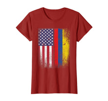 Load image into Gallery viewer, Funny shirts V-neck Tank top Hoodie sweatshirt usa uk au ca gifts for Colombian Roots American Grown Colombia Usa Flag America 1731633