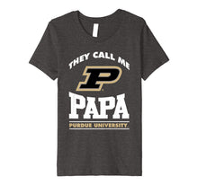 Load image into Gallery viewer, Funny shirts V-neck Tank top Hoodie sweatshirt usa uk au ca gifts for Purdue Boilermakers They Call Me Papa T-Shirt - Apparel 1255438